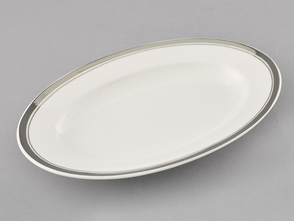 Блюдо для гарнира овальное 22 см Изящная платина, Сабина 02111735-0011, Leander Блюдо для гарнира овальное 22 см Изящная платина, Сабина 02111735-0011, Leander