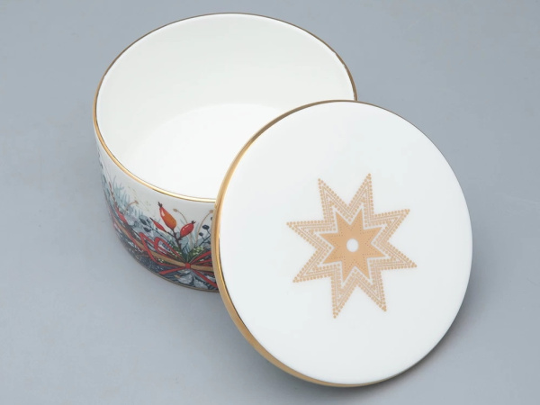 Подарочный набор шкатулка Календа (Идиллия) 13 см, Императорский фарфоровый завод (ИФЗ) 81.31560.00.1