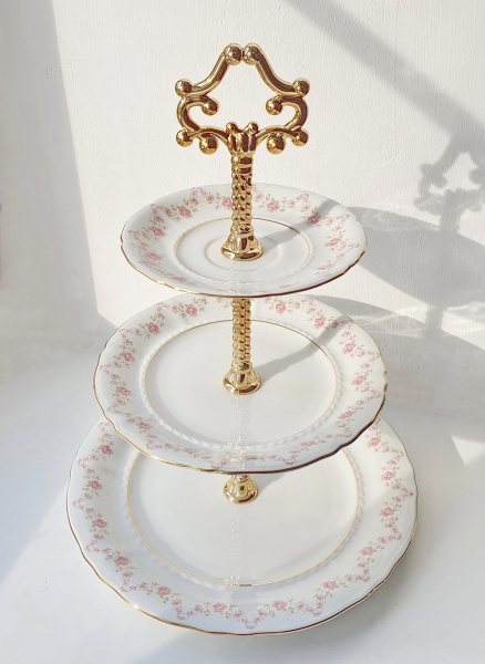 Этажерка/ ваза 3-х уровневая 25-19-14 см, Соната 07196032-0158, Leander Этажерка/ ваза 3-х уровневая 25-19-14 см, Соната 07196032-0158, Leander