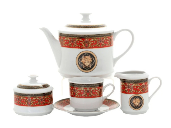 Чайный сервиз 6 персон 15 предметов, Сабина 02160725-B979, Leander