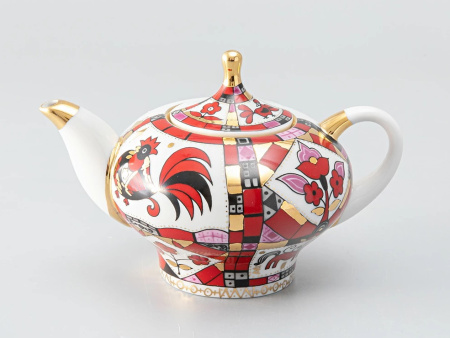 Комплект чайников Красный конь (Новгород) Императорский фарфоровый завод (ЛФЗ) 81.10353.00.1