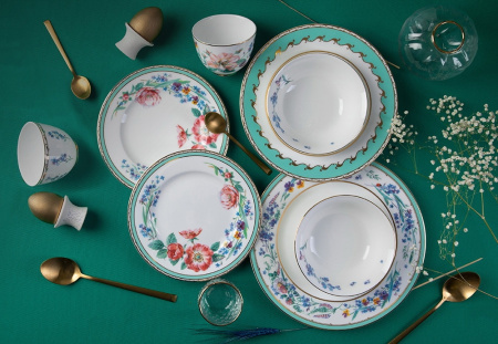 Сервиз столовый Улыбка флоры 24 предмета (Премиум), Императорский фарфоровый завод 81.30749.00.1