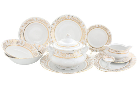 Столовый сервиз на 6 персон 25 предметов, Соната 07162011-1373, Leander