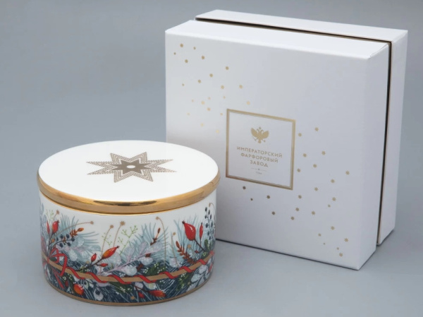 Подарочный набор шкатулка Календа (Идиллия) 13 см, Императорский фарфоровый завод (ИФЗ) 81.31560.00.1