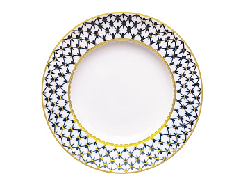 Блюдо круглое Молодежная, Кобальтовая сетка, 300 мм, Императорский фарфоровый завод (ИФЗ) 80.06933.00.1 Блюдо круглое Молодежная, Кобальтовая сетка, 300 мм, Императорский фарфоровый завод (ИФЗ) 80.06933.00.1