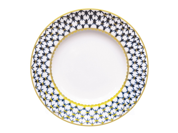 Блюдо круглое Молодежная, Кобальтовая сетка, 300 мм, Императорский фарфоровый завод (ИФЗ) 80.06933.00.1 Блюдо круглое Молодежная, Кобальтовая сетка, 300 мм, Императорский фарфоровый завод (ИФЗ) 80.06933.00.1
