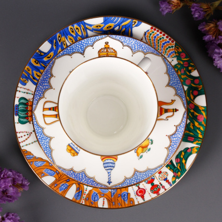 Комплект кофейный 3 предмета Шахерезада (Майская) Императорский фарфоровый завод (ИФЗ) 81.17663.00.1