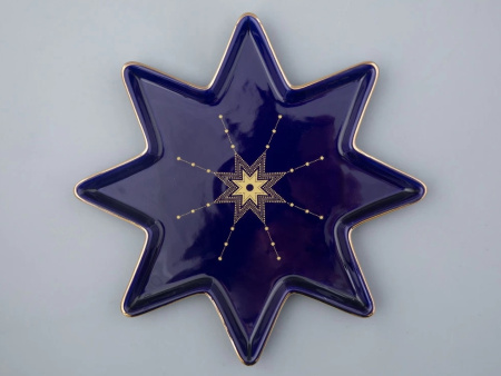 Подарочный набор ИФЗ Индиго (Звезда) тарелки 2 предмета, Императорский фарфоровый завод 81.31549.00.1