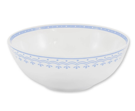 Обеденный набор на 4 персоны 20 предметов Хюгге Голубые узоры 71162120-327B, Leander