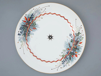 Тарелка плоская 270 мм ИФЗ Календа (Стандартная 2) Императорский фарфоровый завод 80.44475.00.1