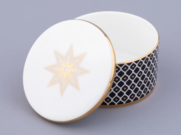 Шкатулка (сахарница) Неро-2 (Идиллия) 13 см, Императорский фарфоровый завод (ИФЗ) 81.32912.00.1