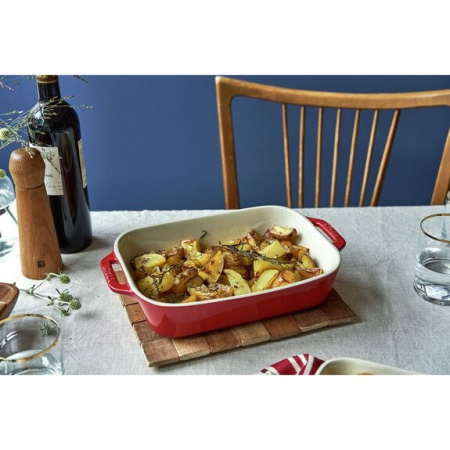Форма прямоугольная керамическая, 27х20 см, вишневая, Staub Ceramics (40510-809)