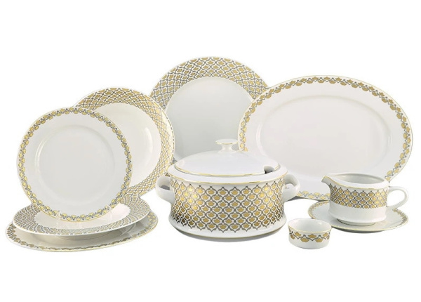 Столовый сервиз на 6 персон 25 предметов, Сабина 02162021-2328, Leander Столовый сервиз на 6 персон 25 предметов, Сабина 02162021-2328, Leander