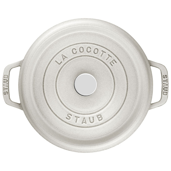 Кокот круглый 28 см, 6,7 л, белый трюфель, Staub La Cocotte (11028107) Кокот круглый 28 см, 6,7 л, белый трюфель, Staub La Cocotte (11028107)
