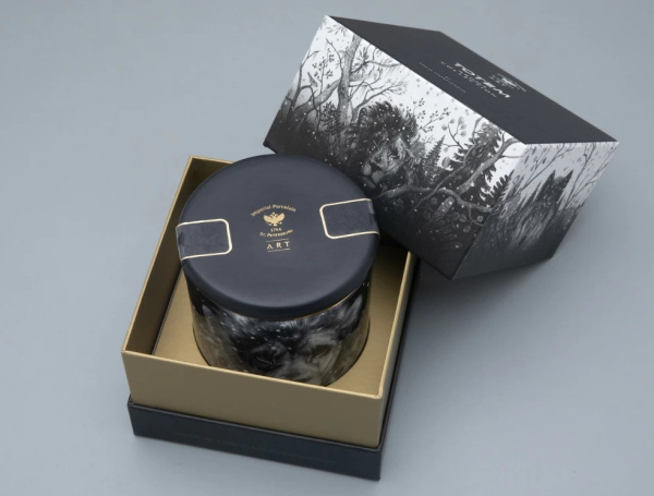 Подарочный набор Свеча ароматическая Тотем Лев, аромат Пало Санто, Императорский фарфоровый завод 81.31595.00.1