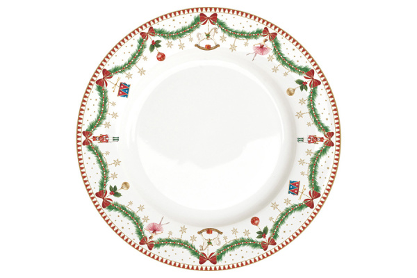 Набор новогодних тарелок 8 предметов на 4 персоны, Щелкунчик, Magie de Noel, Easy Life