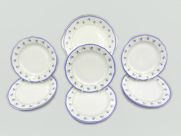 Сервиз для торта на 6 персон 7 предметов, Мэри Энн 03161019-0887, Leander