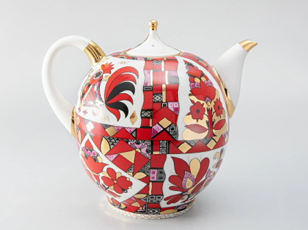 Комплект чайников Красный конь (Новгород) Императорский фарфоровый завод (ЛФЗ) 81.10353.00.1