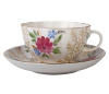 Чашка с блюдцем чайная Золотые травки (Тюльпан) 250 мл Императорский фарфоровый завод (ИФЗ) 81.10039.00.1