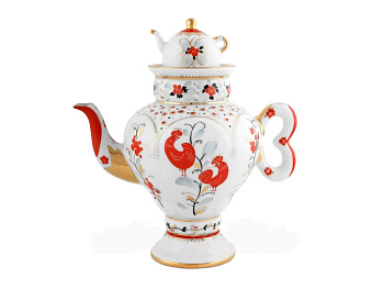 Чайник заварной Народные мотивы (Самоварчик) 480 мл, Императорский фарфоровый завод (ЛФЗ) 80.00788.00.1