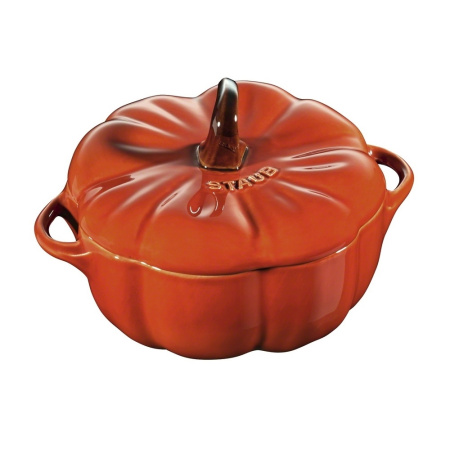 Кокот мини Тыква 14,8 см, 0,7 л, Staub, корица (40511-554)