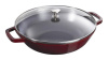 Вок со стеклянной крышкой 30 см 4,4 л, Staub, Гранат (1312987)