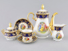 Кофейный сервиз 6 персон 15 предметов Мадонна кобальт, Мэри-Энн 03160714-0179, Leander
