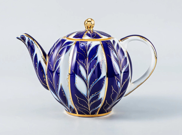 Сервиз чайный Зимний вечер 14 предметов (Тюльпан), Императорский фарфоровый завод (ИФЗ) 81.10737.08.1