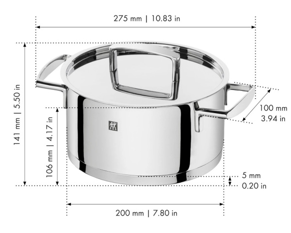 Набор кастрюль 5 предметов Zwilling Passion, Zwilling J.A. Henckels (1006135)