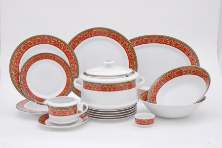 Столовый сервиз на 6 персон 25 предметов, Сабина 02162021-0979, Leander