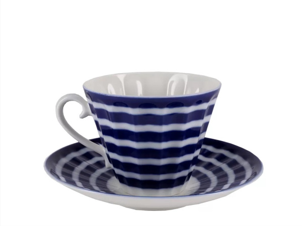 Сервиз чайный Морские звезды 14 предметов (Лучистая), Императорский фарфоровый завод (ИФЗ) 81.28139.00.1