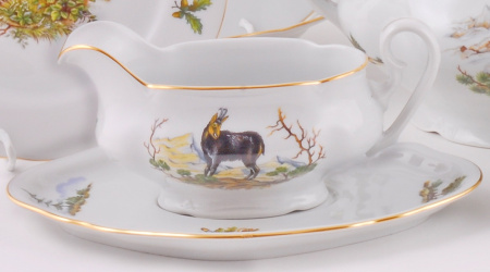 Столовый сервиз на 6 персон 24 предмета, Охота Мэри-Энн 03162114-0363, Leander