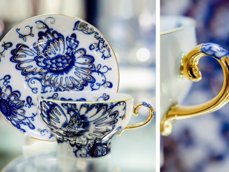 Сервиз чайный Поющий сад 22 предмета (Шатровая) Императорский фарфоровый завод (ЛФЗ) 81.13874.00.1