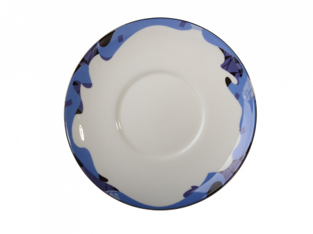 Чашка с блюдцем кофейная 180 мл, Карамель (синяя) (Билибина 1) Императорский фарфоровый завод (ЛФЗ) 81.16194.00.1