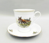 Чашка с блюдцем 300 мл, Охота Мэри Энн 36120417-0363, Leander