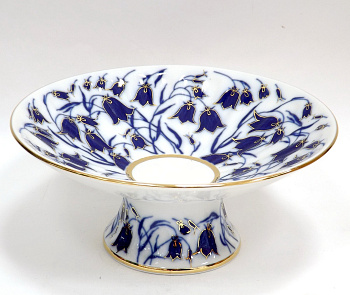 Ваза для конфет Колокольчики (Лучистая) Императорский фарфоровый завод (ЛФЗ) 80.65833.00.1