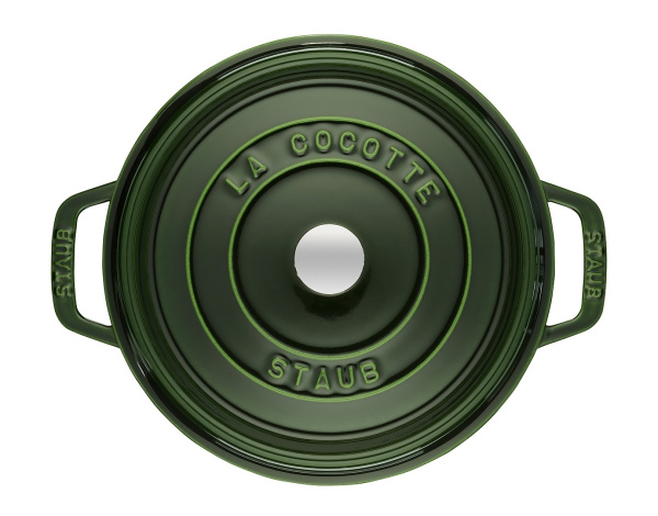 Кокот круглый 20 см 2,2 л, зеленый базилик, Staub La Cocotte (1102085) Кокот круглый 20 см 2,2 л, зеленый базилик, Staub La Cocotte (1102085)