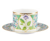 Чашка с блюдцем чайная Фиалка надрезанная (Соло) 300 мл Императорский фарфоровый завод (ЛФЗ) 81.29192.00.1