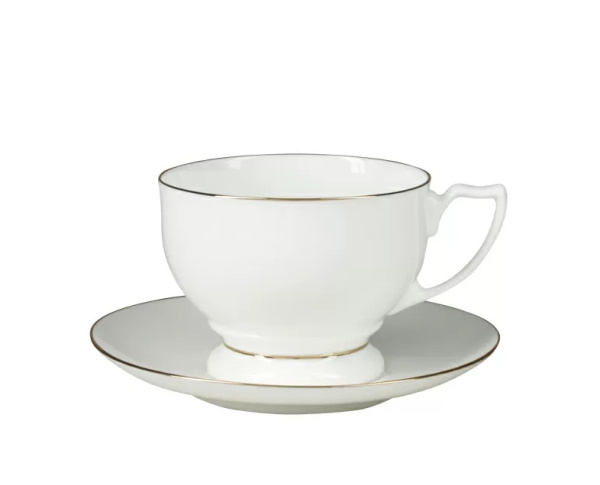 Сервиз чайный ИФЗ Золотая лента (Жемчужина) 14 предметов, Императорский фарфоровый завод (ЛФЗ) 81.26223.00.1