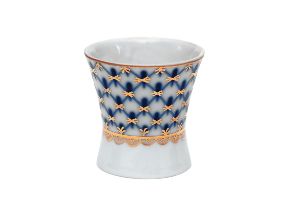 Рюмка для яица Кобальтовая сетка, Императорский фарфоровый завод (ЛФЗ) 80.07115.00.1