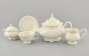Чайный сервиз 6 персон 15 предметов Серый узор Слоновая кость, Соната Leander 07560725-3002