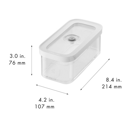 Контейнер пластиковый ZWILLING Cube для вакуумного хранения, прозрачный, M, 700 мл, Zwilling J.A. Henckels (1025126)