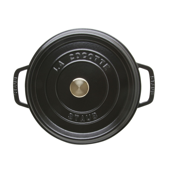 Кокот круглый высокий 24 см 4,7 л, черный, Staub La Cocotte (12502423) Кокот круглый высокий 24 см 4,7 л, черный, Staub La Cocotte (12502423)