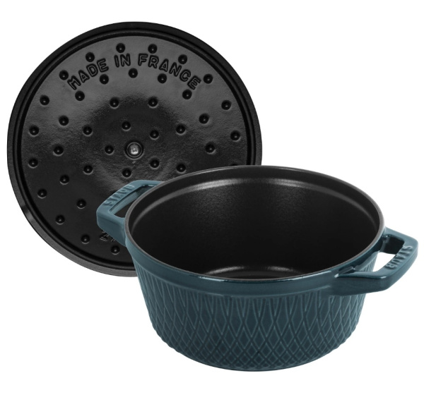 Кокот круглый STAUB La Cocotte 24 см, 4,25 л, морская волна (14522437) Кокот круглый STAUB La Cocotte 24 см, 4,25 л, морская волна (14522437)