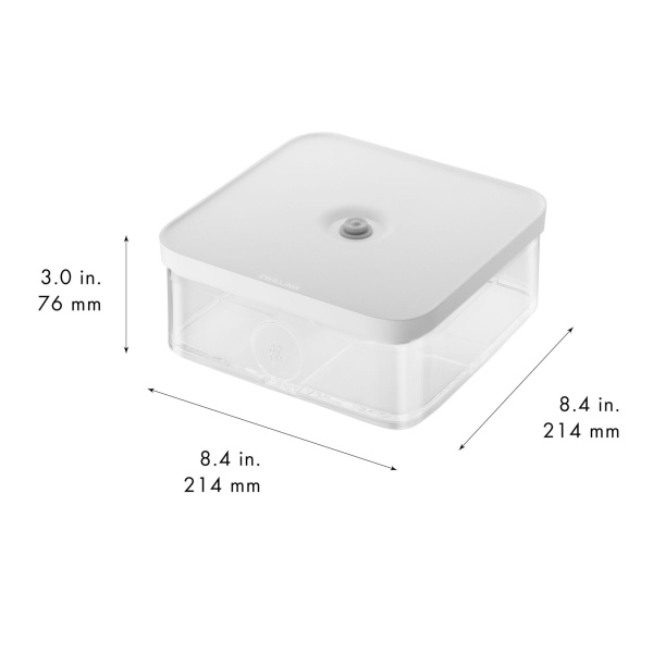 Контейнер пластиковый ZWILLING Cube для вакуумного хранения, прозрачный, L, 1,6 л, Zwilling J.A. Henckels (1025129) Контейнер пластиковый ZWILLING Cube для вакуумного хранения, прозрачный, L, 1,6 л, Zwilling J.A. Henckels (1025129)