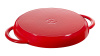 Сковорода-гриль круглая 26 см с 2 ручками Staub, вишневая (1203006)