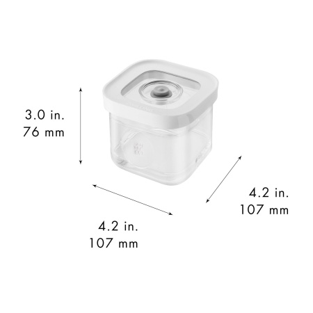 Контейнер пластиковый ZWILLING Cube для вакуумного хранения, прозрачный, S, 320 мл, Zwilling J.A. Henckels (1025079)