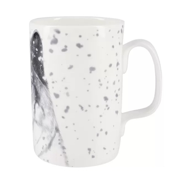 Подарочный набор бокал с блюдем и крышкой Тотем Волк 390 мл, Императорский фарфоровый завод 81.28374.00.1