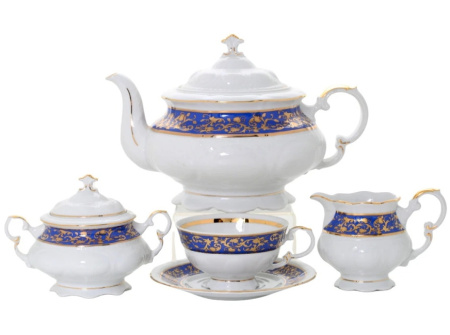 Чайный сервиз 6 персон 15 предметов, Соната 07160725-1024, Leander
