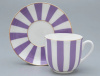 Набор кофейный чашки с блюдцами 180 мл, Да и Нет, 12 предметов (Ландыш) Императорский фарфоровый завод (ИФЗ)